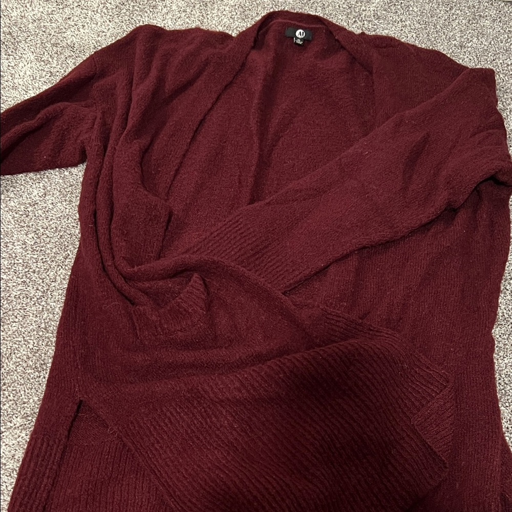 Elegant Burgundy Women's Sweater